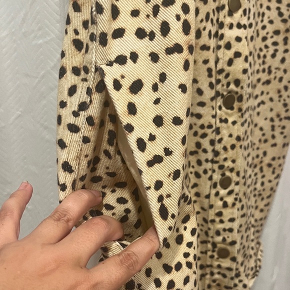 Steve Madden Ilara Animal Print Shirt Dress - Picture 6 of 7
